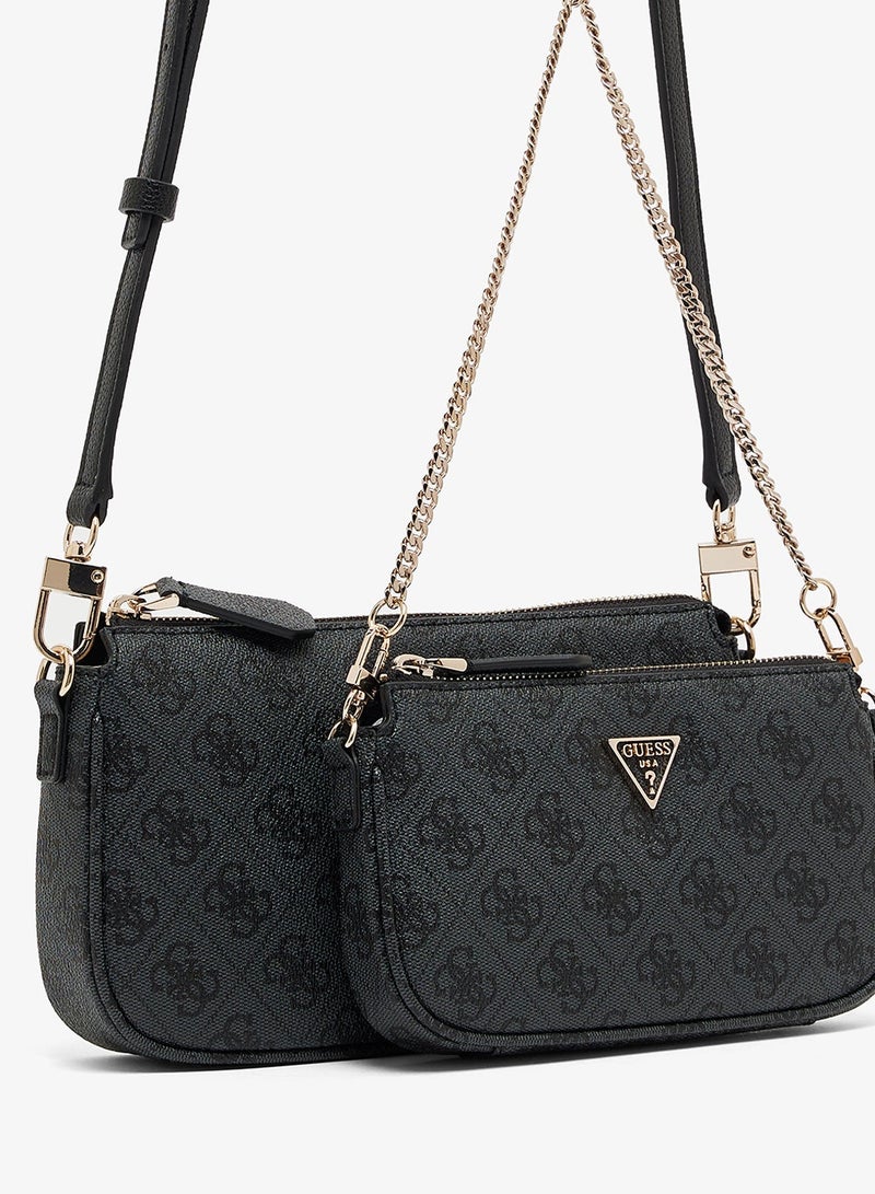 GUESS Noelle II Double Pouch Crossbody Bag - Image 5