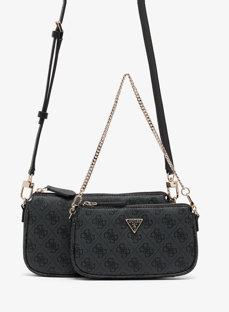 GUESS Noelle II Double Pouch Crossbody Bag - Image 1