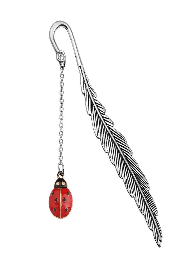 MAOFAED Animal Bookmark Panda Lizard Duck Ladybug Cow Bookmark for Reader Animal Lover Gift (Ladybug) - Image 1