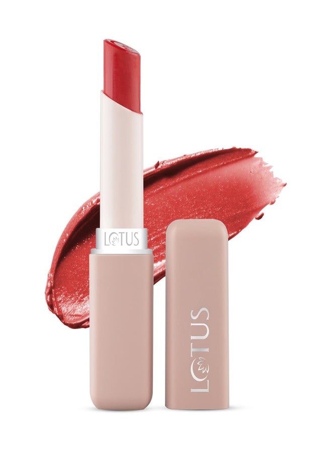 Lotus Makeup LOTUS MAKE-UP Color X Matte Lipstick | Long - Lasting | Vitamin E Infused | Smudge Proof | Bold | Highly Pigmented | Weightless Finish | LUXE - 18 | 3.8g - Image 1