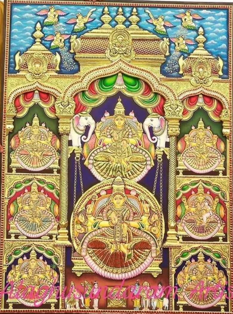 TPWC tanjore Gold foils (6x4)(3x4) Size 25 Pages Gold foils Book for tanjore Painting,Frame Art Temple Decor Mysore Painting,Art & Crafts Home Decoration etc (Size(3x4)) - Image 4