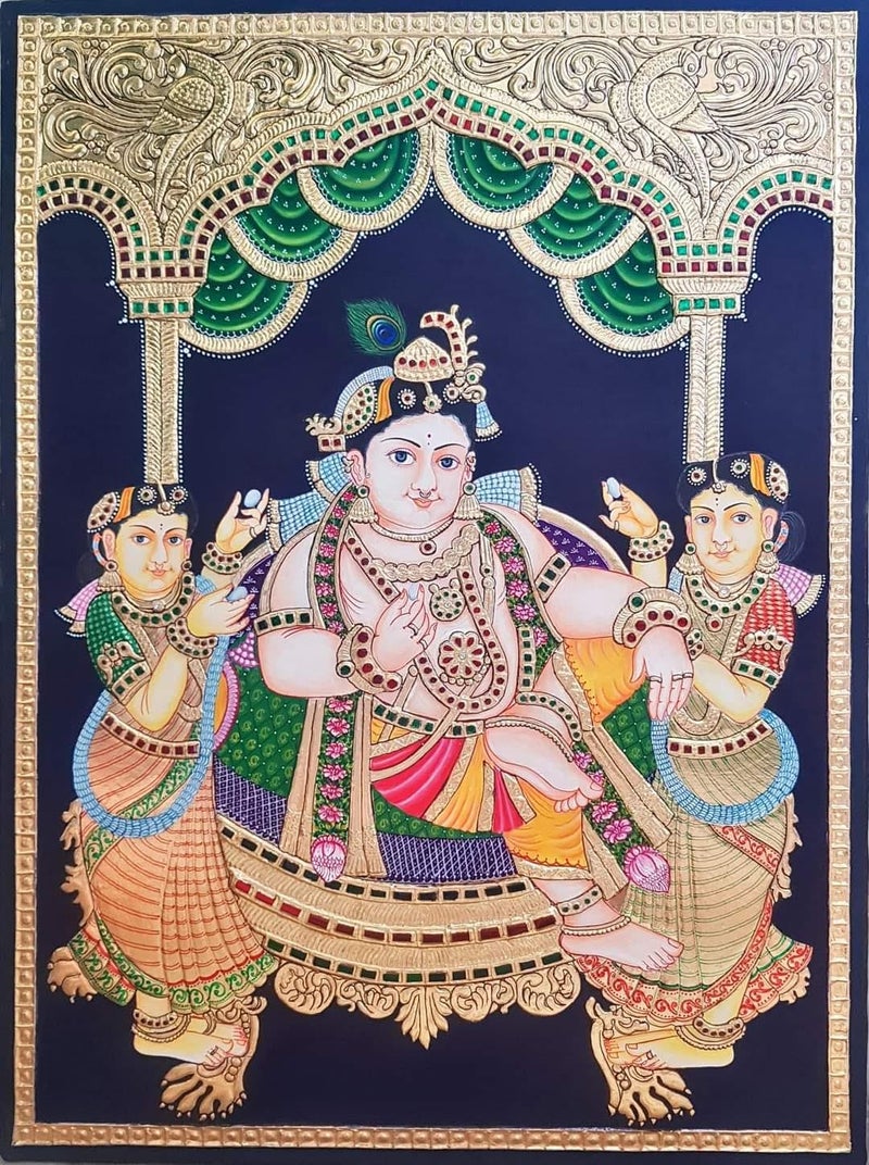 TPWC tanjore Gold foils (6x4)(3x4) Size 25 Pages Gold foils Book for tanjore Painting,Frame Art Temple Decor Mysore Painting,Art & Crafts Home Decoration etc (Size(3x4)) - Image 5