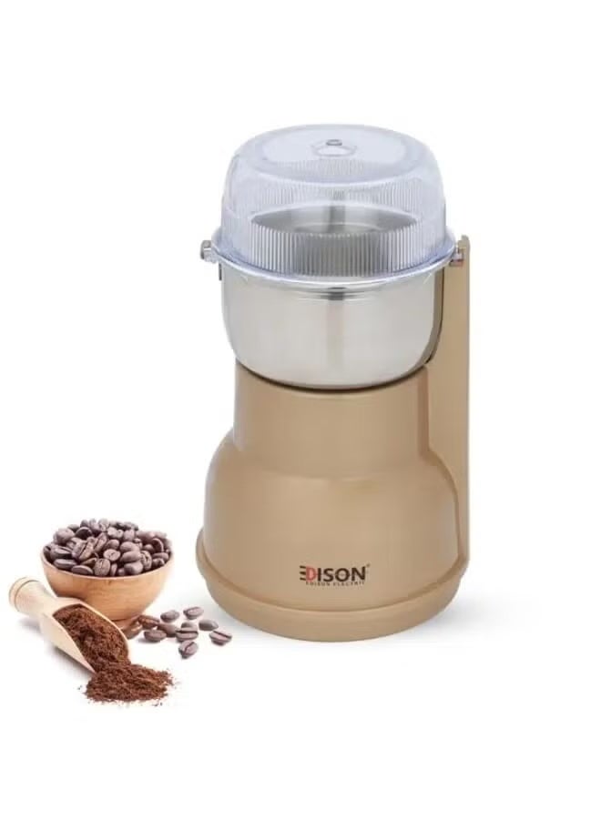 اديسون مطحنة قهوة إديسون AG-36 – قدرة 250 واط، سعة 80 جم، شفرات من الستانلس ستيل