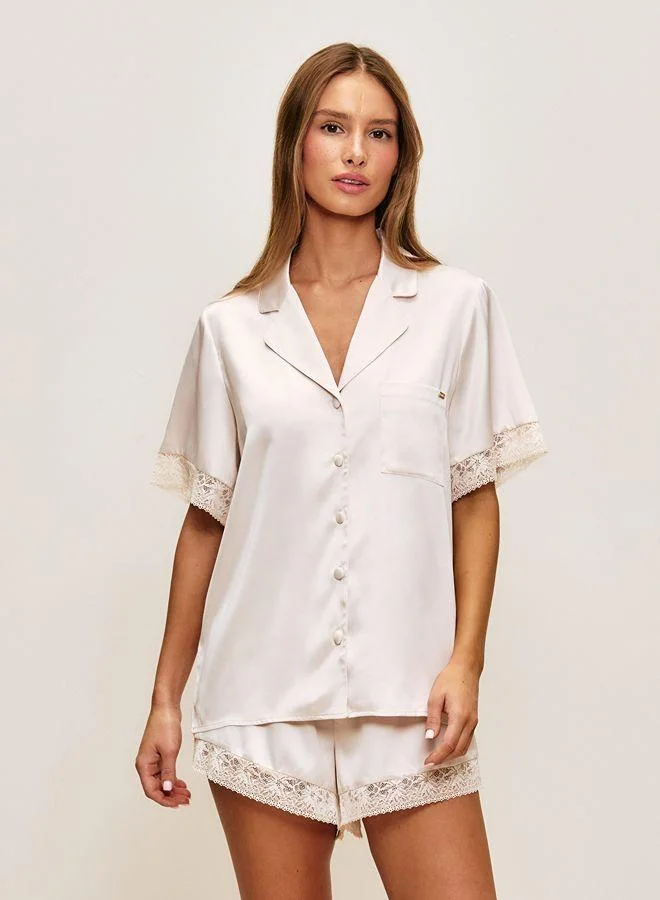 Undiz Pajama shirts White