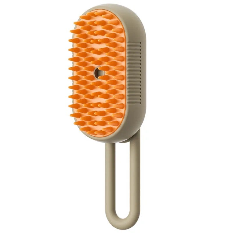 Y&D 3-in-1 Steamy Cat Brush: Silicone Pet Steaming Brush for Grooming, Massage & Hair Removal - Self Cleaning Dog Brush - Image 3