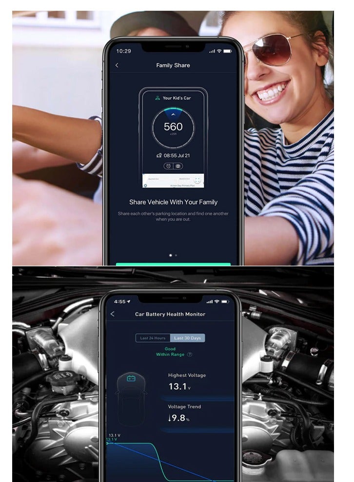 Nonda ZUS Carbon Fiber Smart Car Charger - Image 4