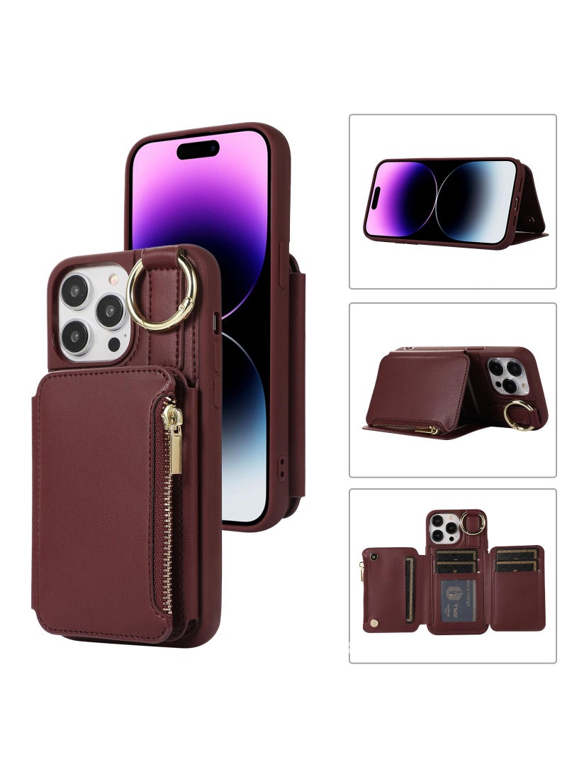 Y&D IPhone 15 Phone Case With Protective Case Lanyard Phone Case Leather Sticker Multi-Functional Phone Case Optional IPhone 15/IPhone 15 Pro/IPhone 15 Pro Max/IPhone 15 Plus - Image 1
