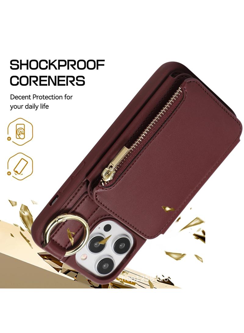 Y&D IPhone 15 Phone Case With Protective Case Lanyard Phone Case Leather Sticker Multi-Functional Phone Case Optional IPhone 15/IPhone 15 Pro/IPhone 15 Pro Max/IPhone 15 Plus - Image 5