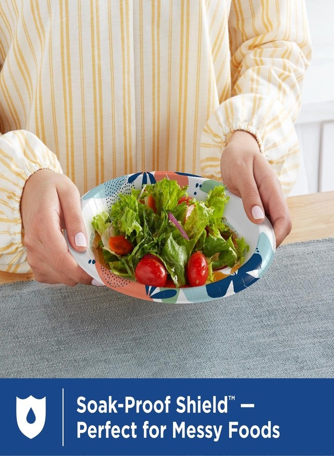 Dixie Medium Paper Plates, 8.5 Inch, 90 Count, 2X Stronger*, Microwave-Safe, Soak-Proof, Cut Resistant, Disposable Plates For Everyday Breakfast, Lunch, & Dinner Meals - Image 4