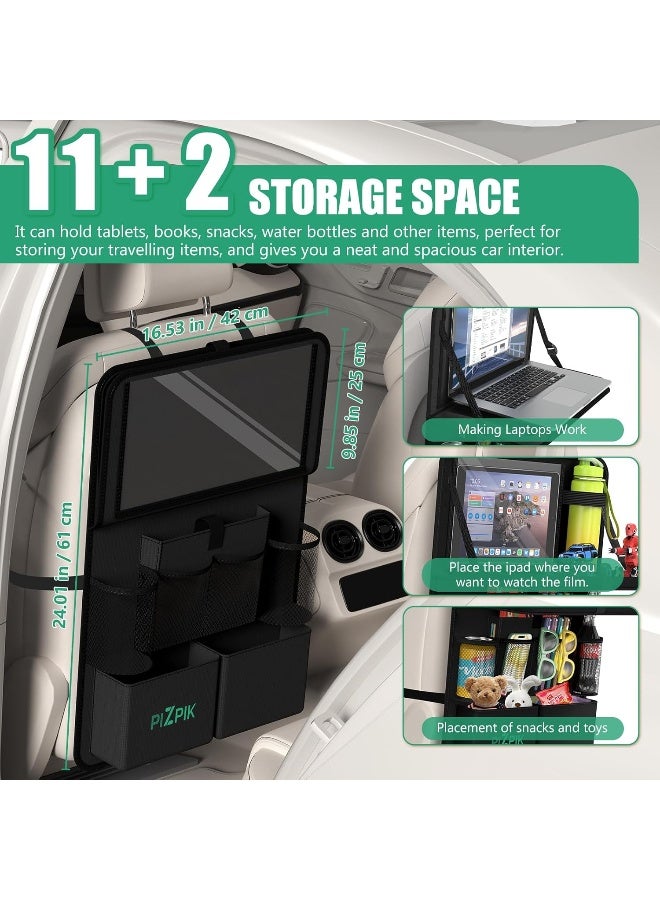 Plzpik Car Seat Organizer with Tablet Holder - Image 2