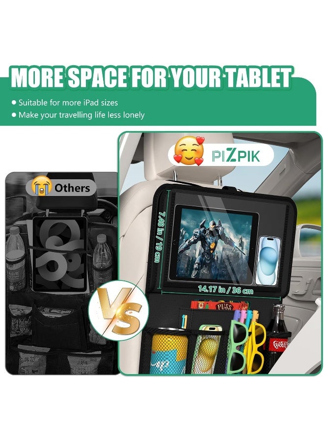 Plzpik Car Seat Organizer with Tablet Holder - Image 4