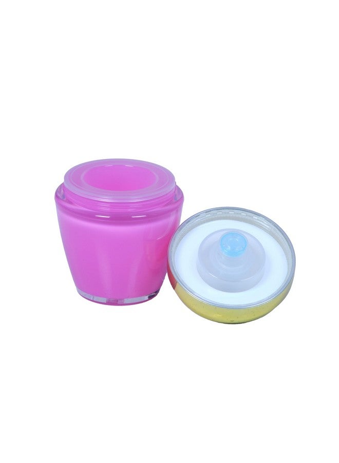 Dhanit Cream Jar Vacuum Bottel|Airless Cosmetic Container 30ML Portebal Refillable Acrylic Container For Cream Gel,Moisturizer,Skincare Cream & Lotion Makeup Travel Container Push Down Pump Dispenser|1Pcs - Image 3