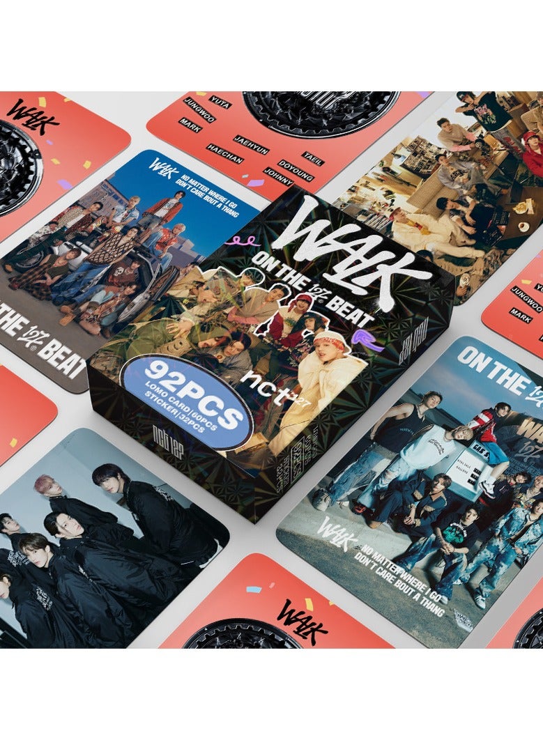 92Pcs NCT127 Al Walk Lomo Cards And Stickers - Image 1