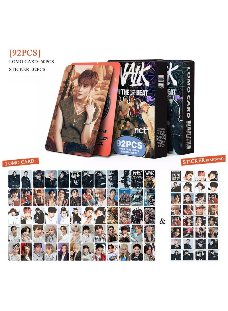 92Pcs NCT127 Al Walk Lomo Cards And Stickers - Image 2