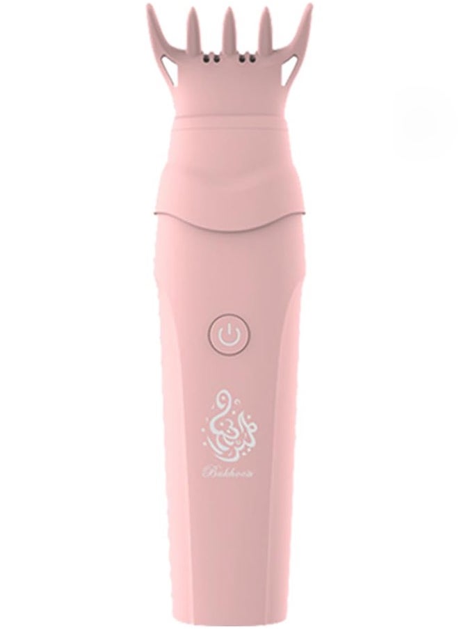 Bukhoon - Electric incense burner V1 with hair comb and interchangeable head for car and home use, pink. - Image 1
