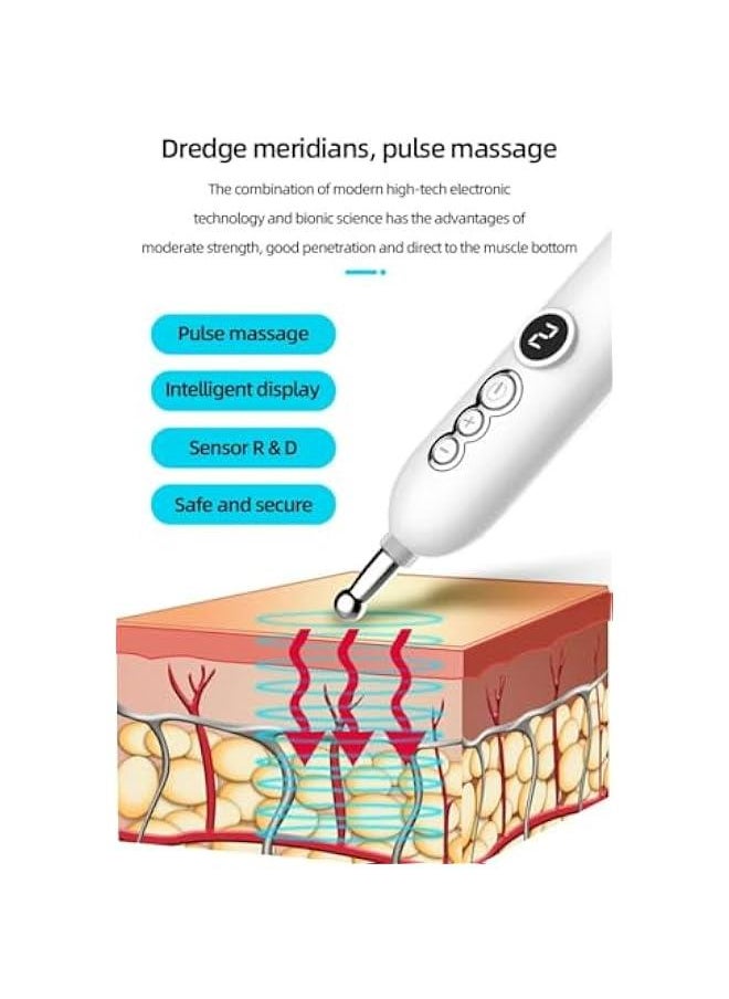 Generic Intelligent Acupuncture Pen for Portable Body Pulse Massage Therapy Relieves Pain and Clears Meridians  - Image 2