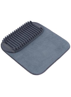 HASTHIP HASTHIP® Rack and Microfiber Dish Drying Mat, Removable Dish Rack Tray, Dish Rack & Drying Mat for Kitchen Countertop, Sink - Drain and Dry Wine Glasses, Bowls and Dishes  - Image 1