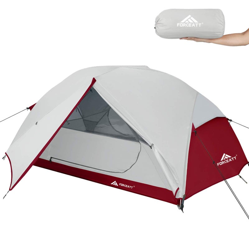 Forceatt Tent 3 Person Camping Tent, Waterproof and Windproof 3-4 Seasons Ultralight Backpack Tent, can be Installed Immediately, Suitable for Hiking, Camping, Outdoor - Image 1
