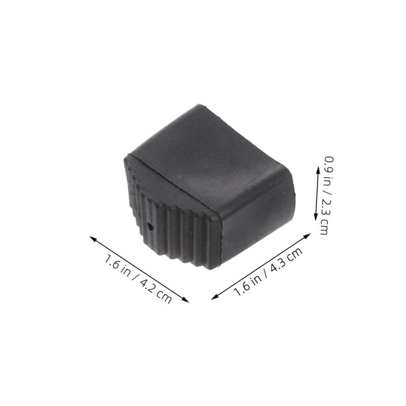 4Pcs Ladder Feet Rubber End Covers Protectors Non Slip Step Pads Mat - Image 3