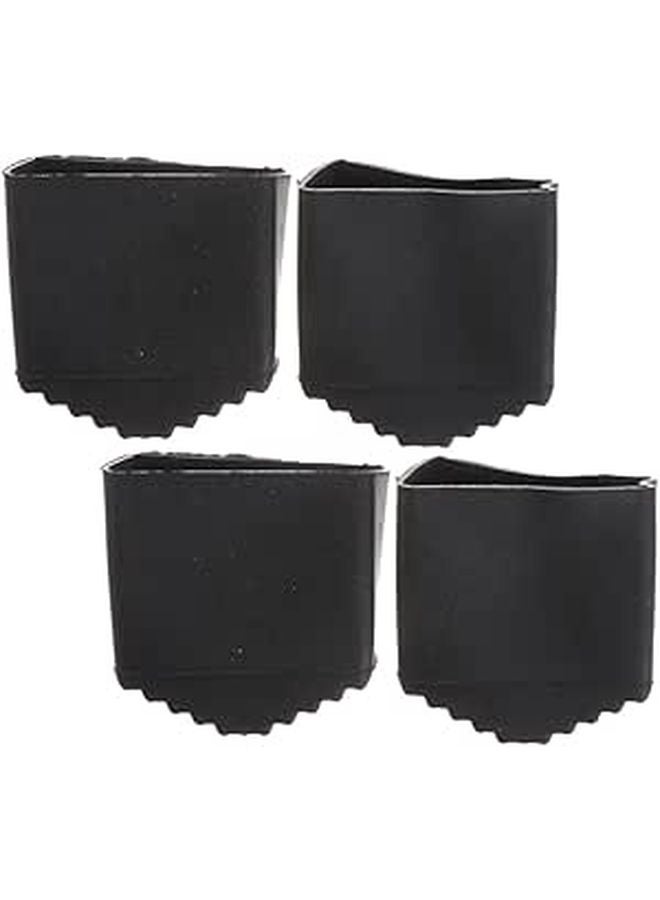 4Pcs Ladder Feet Rubber End Covers Protectors Non Slip Step Pads Mat - Image 1