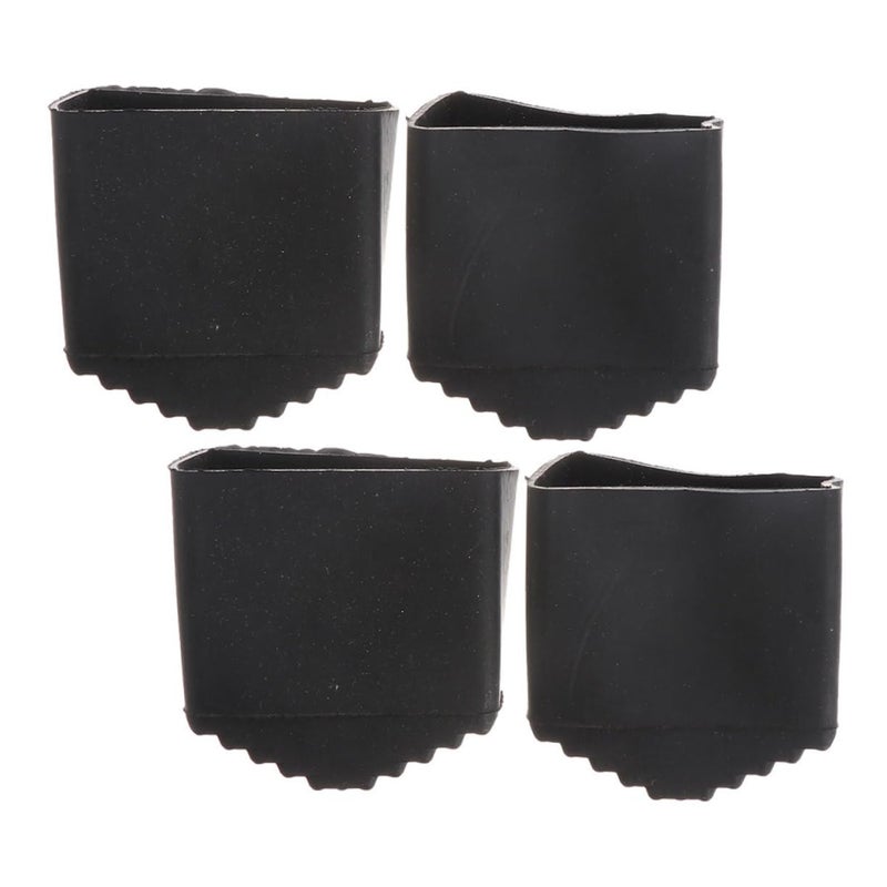 4Pcs Ladder Feet Rubber End Covers Protectors Non Slip Step Pads Mat - Image 2