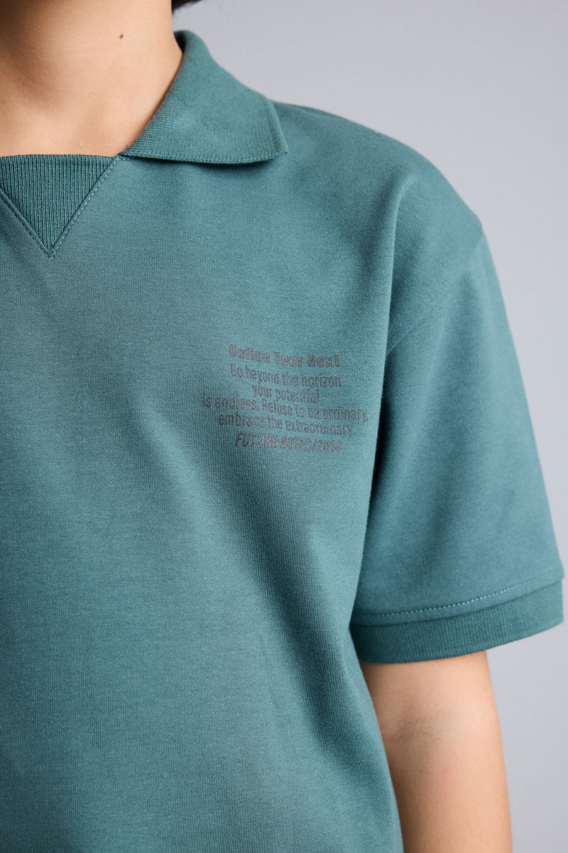 DeFacto Green Boy Boys Set - 2 Pieces Casual - Image 4