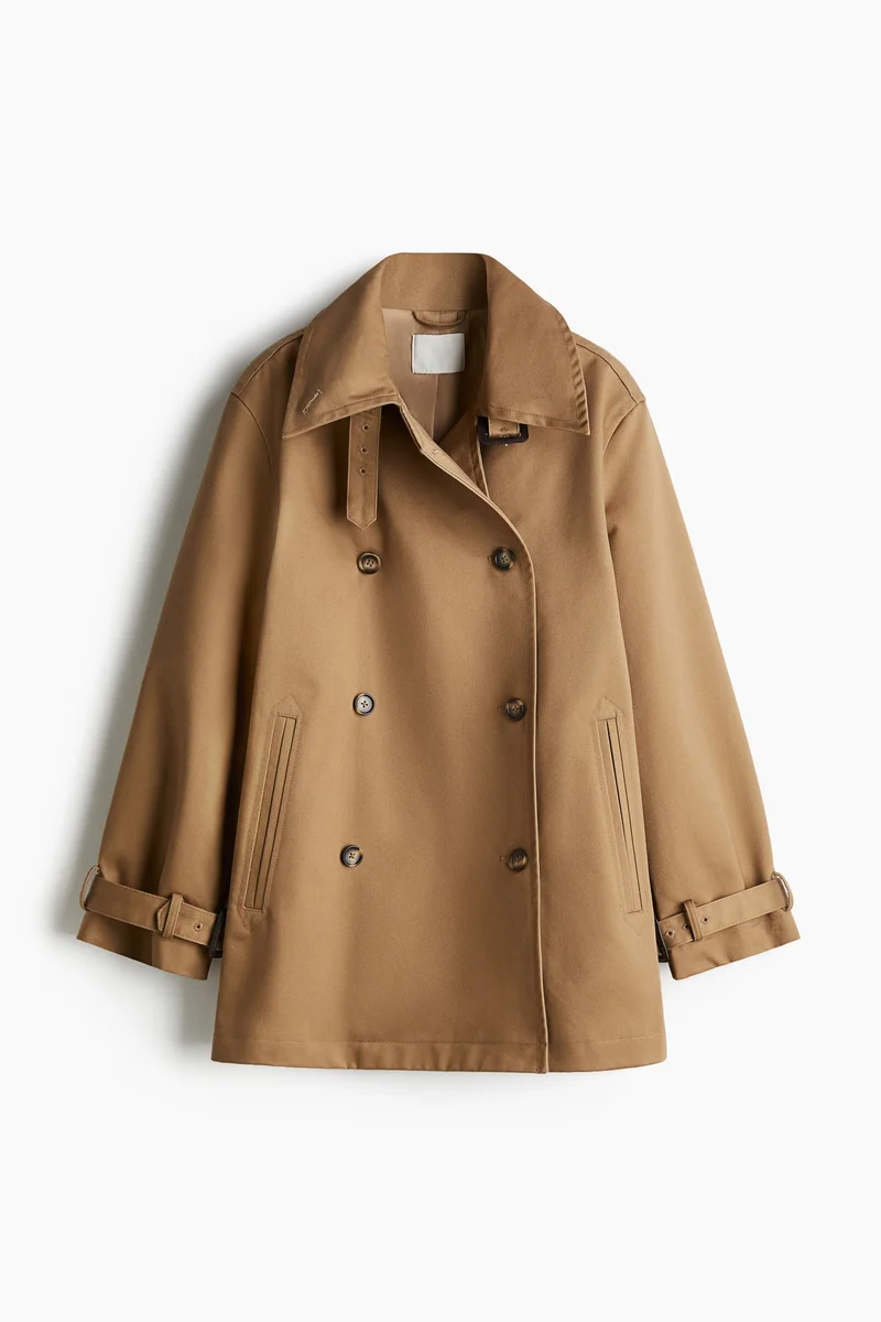 اتش اند ام Short trench coat