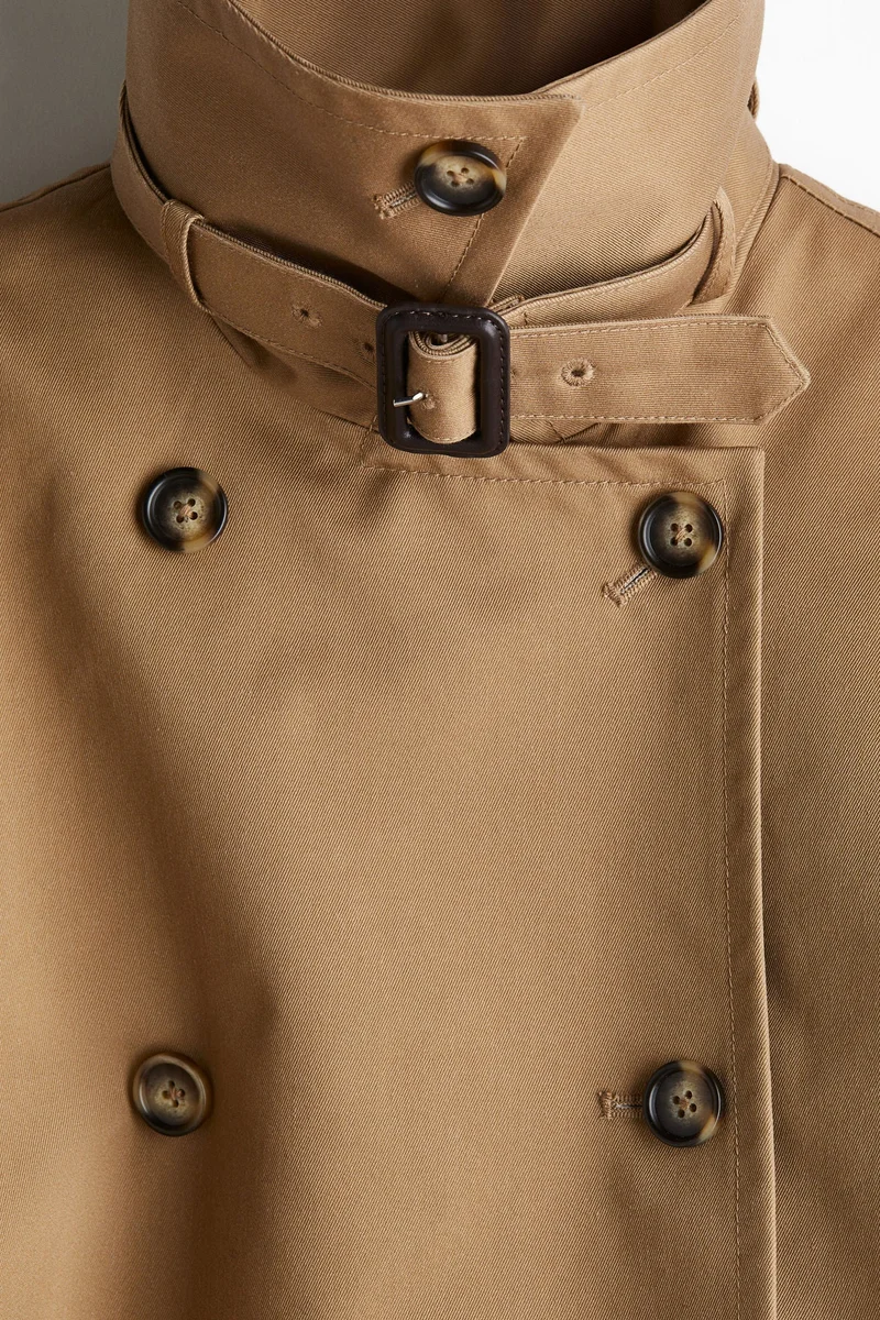اتش اند ام Short trench coat