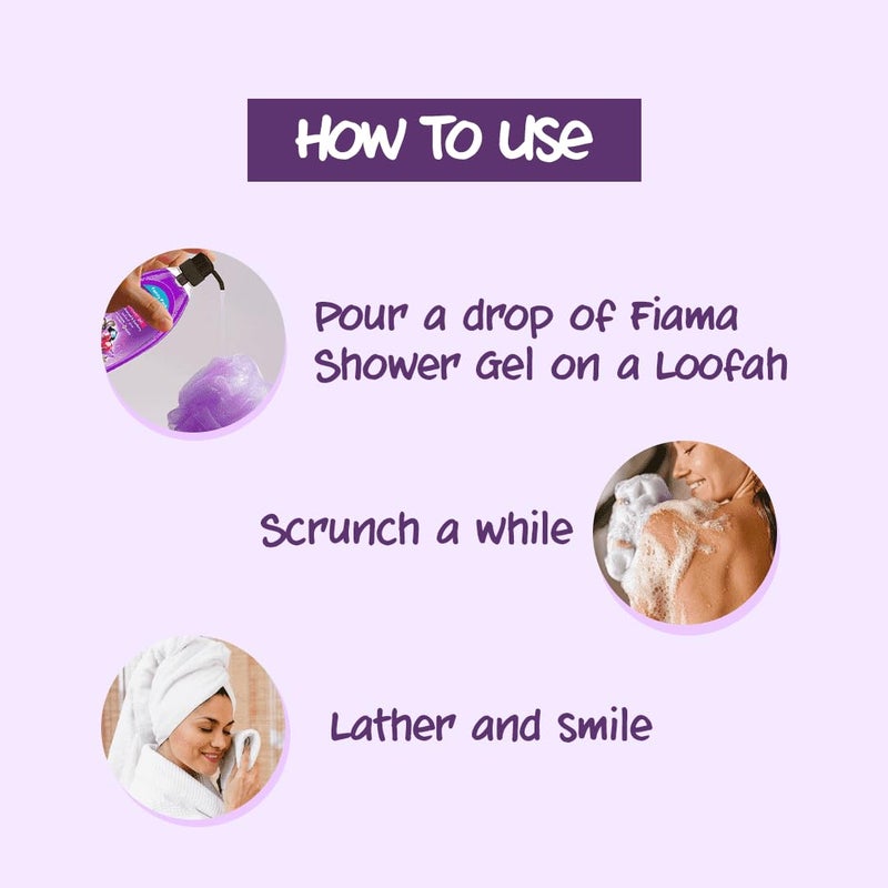 Fiama Body Wash Shower Gel Blackcurrant Bearberry 895 ml Family Pack Body Wash for Women Men with Skin Conditioners for Radiant Glow Suitable for All Skin Types - Image 3