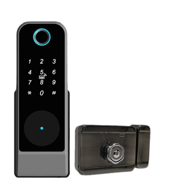 Smart Lock: Waterproof Iron Art Door, Stainless Steel Material, TTLOCK Remote Unlock, C-Level Security, 33-55mm Fit for Exterior Doors & Home Security - Image 2