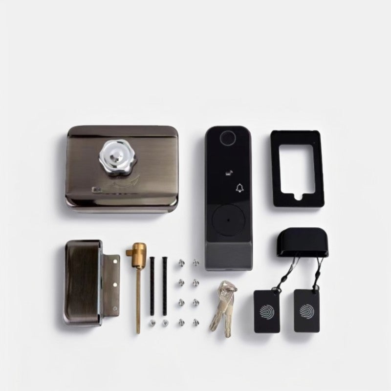 Smart Lock: Waterproof Iron Art Door, Stainless Steel Material, TTLOCK Remote Unlock, C-Level Security, 33-55mm Fit for Exterior Doors & Home Security - Image 5