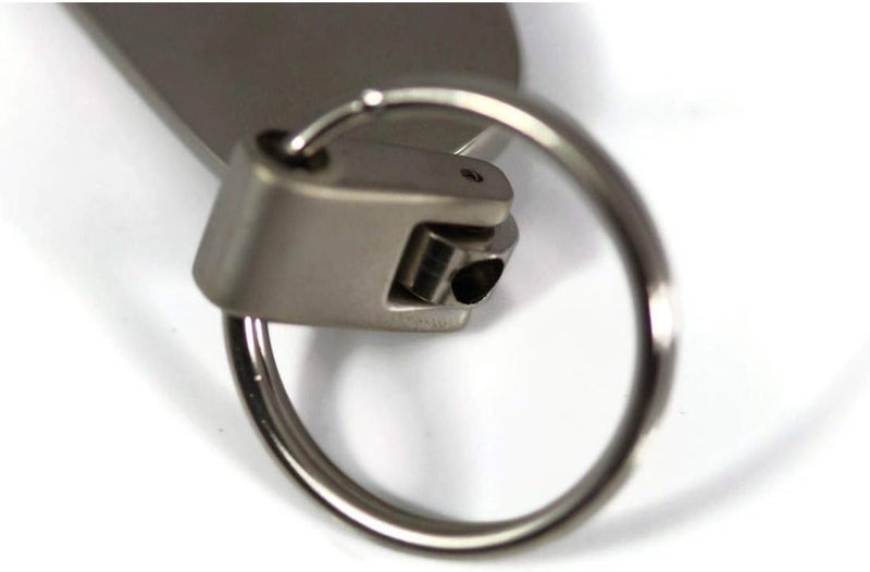 Dodge حلقة مفاتيح معدنية على شكل قطرة سوداء لدودج تشارجر - Image 4