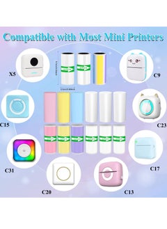 Generic 5 Rolls Multi-Purpose Thermal Printing Paper – 57mm Ink-Free, High-Definition Paper for Mini Pocket Printers, Smudge-Proof & Long-Lasting, Ideal for Notes, Labels, Study Mistakes, Creative Scrapbooking & Photo Printing  - Image 2