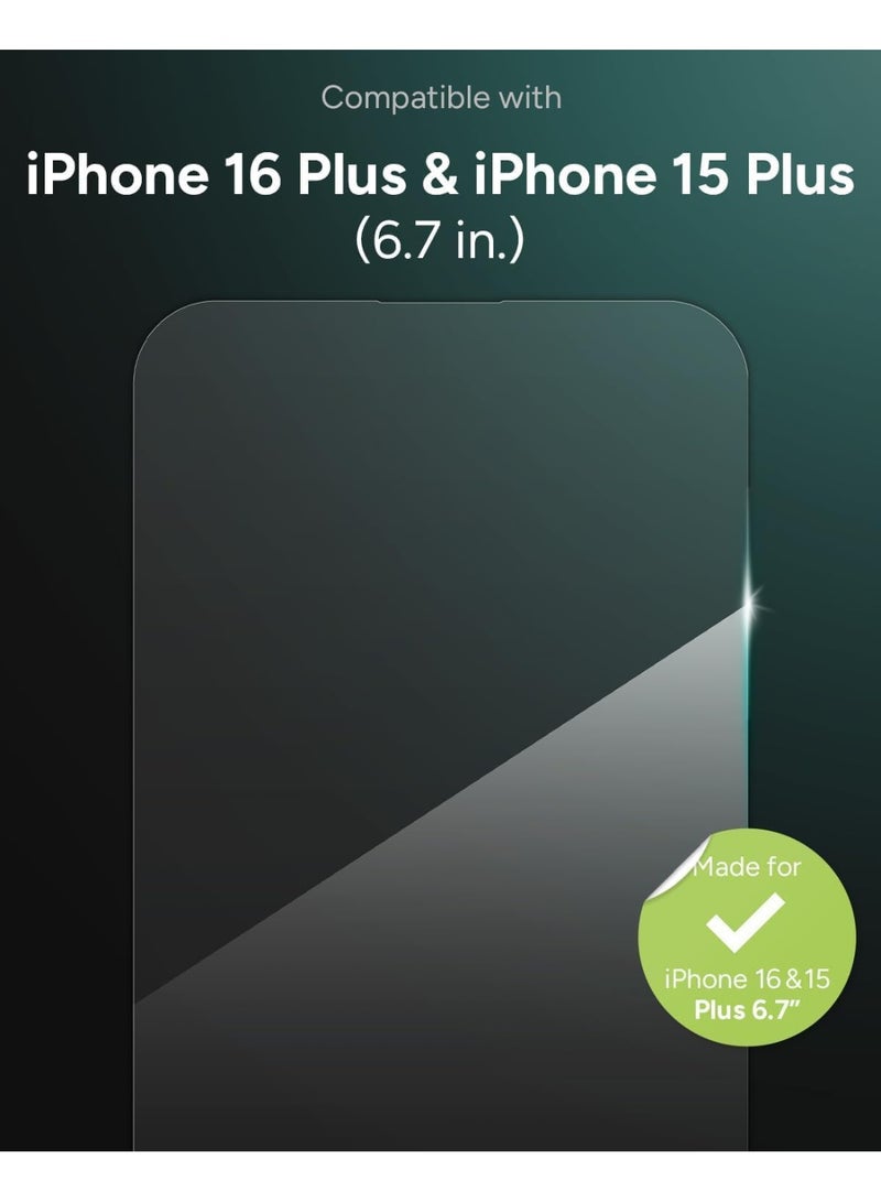 زاج واقي شاشة زجاجي مقوى من InvisibleShield Glass Elite لهاتف iPhone 16 - Image 3