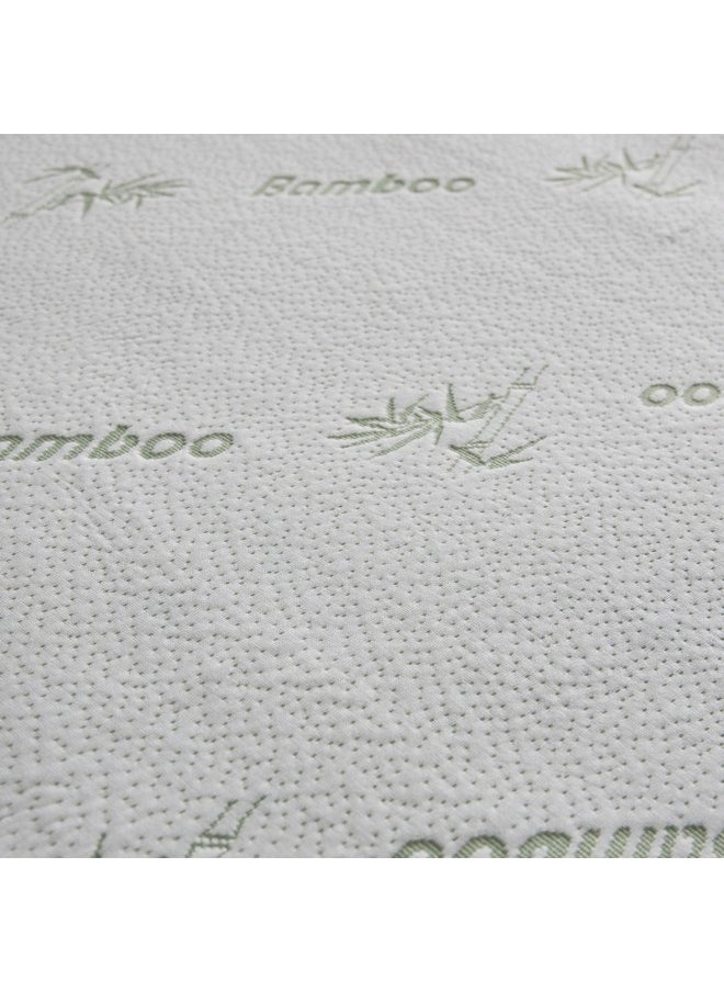 Home Box  topper مرتبة أولمبية مريحة من فوم الذاكرة على شكل بامبو 160 x 200 x 4 سم  - Image 3