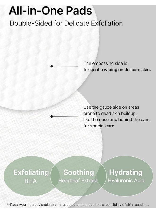 Ji Woo Gae Heartleaf BHA Peeling Pad (60pads) 125ml