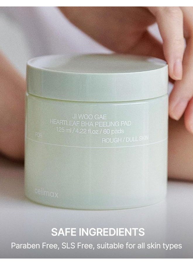 Ji Woo Gae Heartleaf BHA Peeling Pad (60pads) 125ml