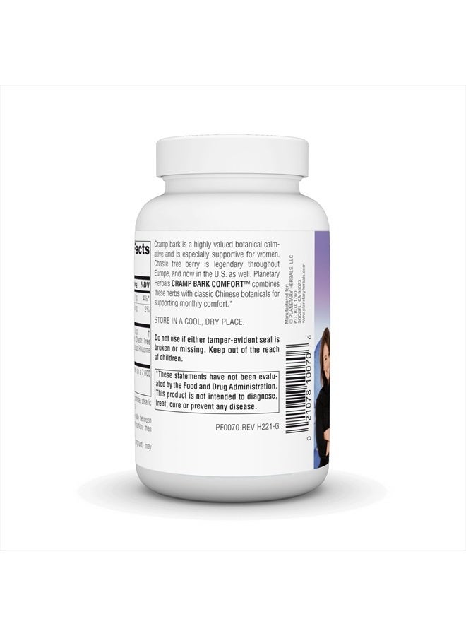 PLANETARY HERBALS, Cramp Bark Comfort™ - 120 tabs (800MG) - Image 3