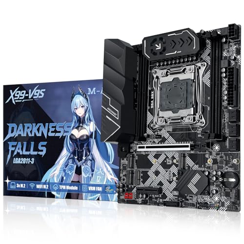 MACHINIST X99 Motherboard LGA 2011-3 for Intel Xeon E5 V3 V4 and Core i7 5-6th Series CPUs (M-ATX, DDR4 Max 128GB, NVME M.2, PCIe 3.0, WiFi M.2, Gigabit Network, SATA 3.0, USB 3.0), X99 V9S Mainboard - Image 1