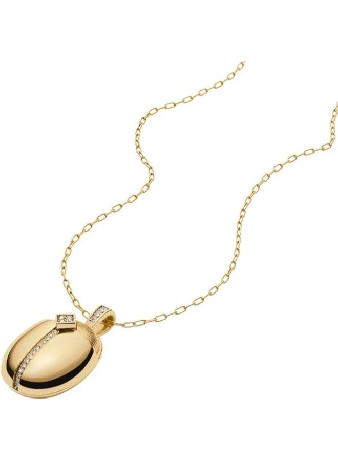 FOSSIL  JF04962710 Base Metal Jewelry with Cubic Zirconia for Women | Best Price UAE