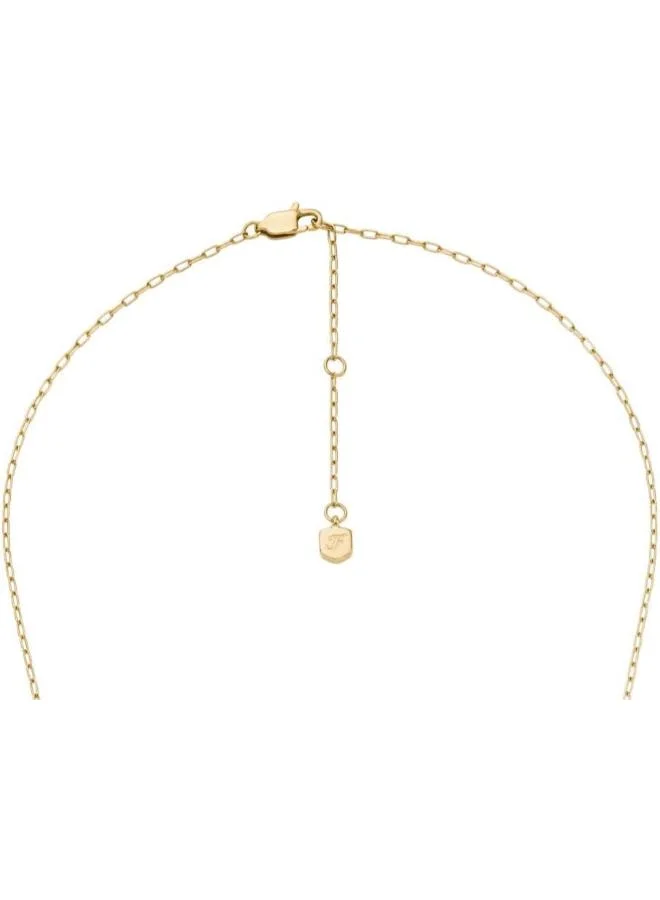 FOSSIL  JF04962710 Base Metal Jewelry with Cubic Zirconia for Women | Best Price UAE