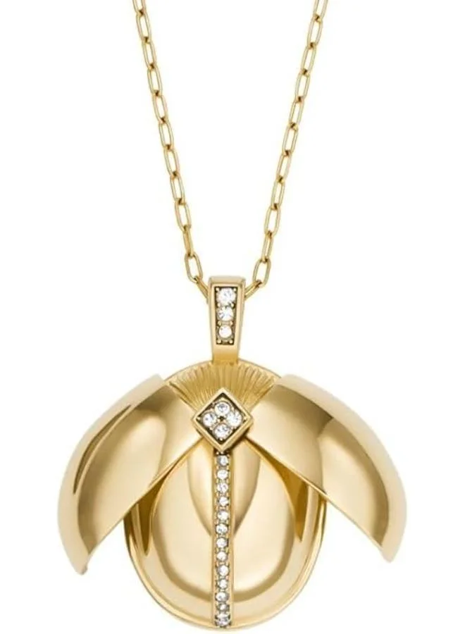Fossil  JF04962710 Base Metal Jewelry with Cubic Zirconia for Women | Best Price UAE