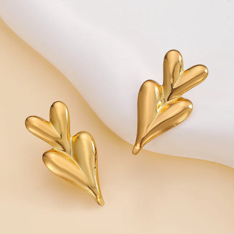 حلق أستانليس ستيل ذهبي - Image 5