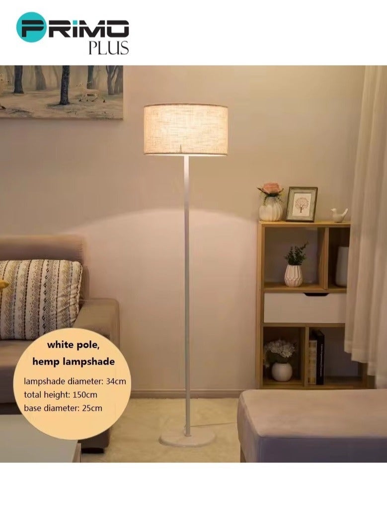 بريمو بلس مصباح أرضي بطابع أوروبي بسيط أبيض - Image 3