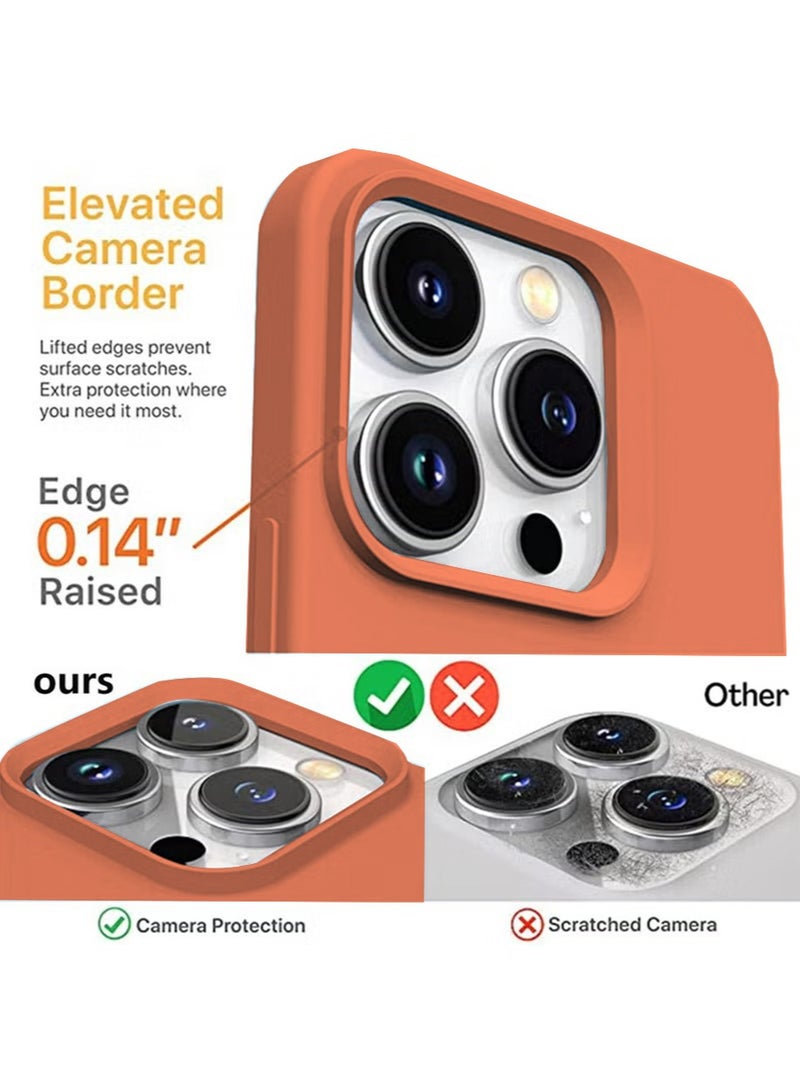 iPhone 15 Pro Max Mobile Case Cover with Soft Liquid Silicone Protection Anti-Scratch Shockproof Accessories Slim Protective Back Cover with Comfortable Hold Touch Feeling and Anti-fingerprint - Image 2