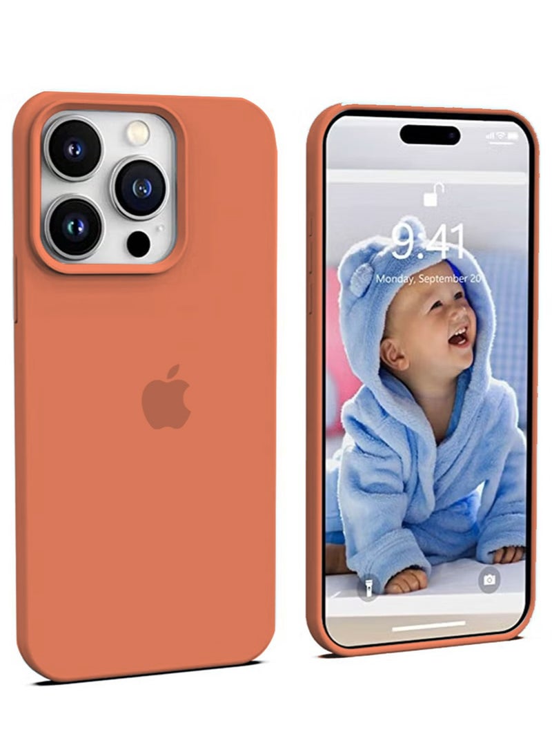 iPhone 15 Pro Max Mobile Case Cover with Soft Liquid Silicone Protection Anti-Scratch Shockproof Accessories Slim Protective Back Cover with Comfortable Hold Touch Feeling and Anti-fingerprint - Image 1