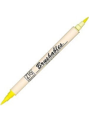 Zig Brush Tip Felt Pen Ms-7700/050 Pure Yellow 