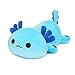 Onsoyours Cute Axolotl Plush 19 Soft Large Stuffed Animal Salamander Big Plush Pillow Kawaii Plushie Toy for Kids Blue Axolotl A 19 - Image 4
