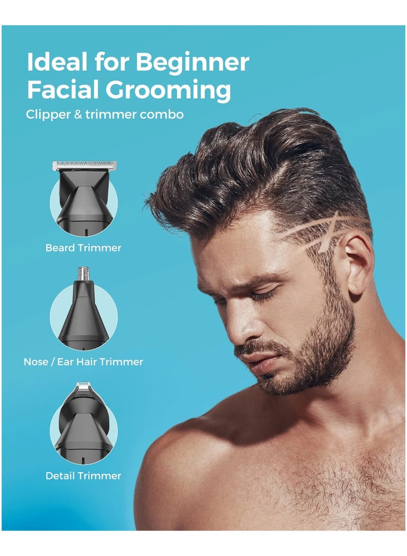 GLAKER Experience 140 minutes of cordless use with this shaving trimmer razor, featuring a smart LED indicator. The 1.96-foot USB-C cable ensures travel convenience and prevents accidental activation. - Image 4