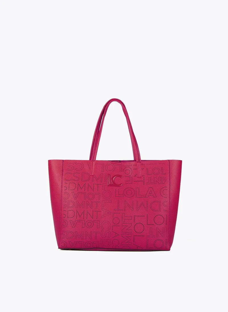 Lola Casademunt Cutwork logo tote bag